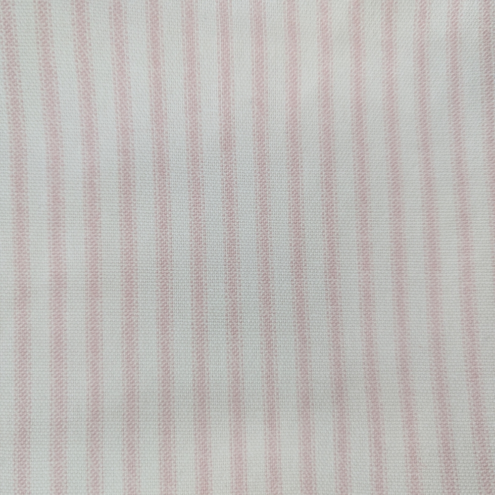 Pink and White Striped Sham And Pillow Covers Set Standard And 18x18 5 Pieces